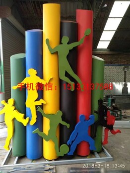 山西不銹鋼運(yùn)動題材雕塑，太原不銹鋼雕塑，景觀雕塑廠家