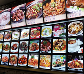苏州单双面亚克力LED广告招牌菜牌菜谱灯箱可定制