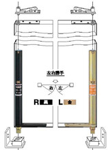 日本NEWSTAR中心吊HC-22T自动复位门厚铰链合页图片
