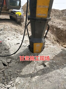 岩石不让爆破用什么工艺可以快速破碎石头凤庆制造商