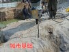 福建泉州钩机改装劈裂石头开采机械效果杠杠的