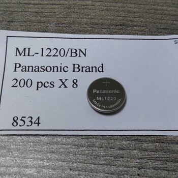 供应panasonic/松下ML1220电子寿命5年可充电电池长期优势现货