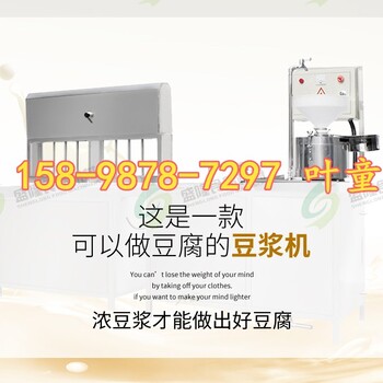 自动小型豆腐机河北秦皇岛智能豆腐机新款豆腐机