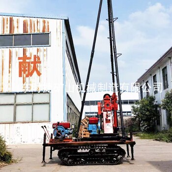 廠家供應(yīng)BZ-50SL型履帶地質(zhì)勘探鉆機提桿快50米打孔取樣