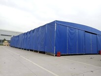 西安中赛厂家定制大型折叠伸缩雨篷户外移动帐篷推拉活动雨棚图片2