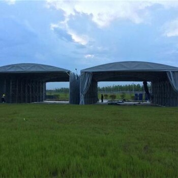 西安中赛厂家定制大型折叠伸缩雨篷户外移动帐篷推拉活动雨棚