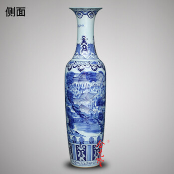 寺廟落成禮品陶瓷大花瓶定做寺廟建成儀式大花瓶擺件