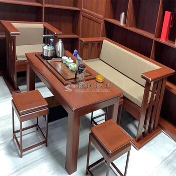 佛山办公桌铝型材复古桌椅定制全铝家具柜体型材家居招商加盟