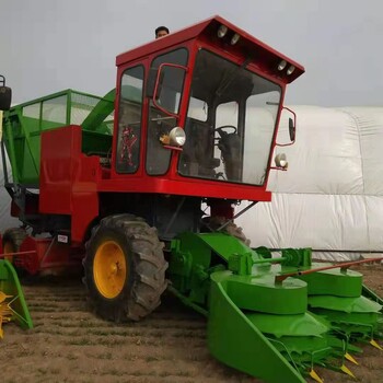 青储机厂家牧草稻草粉碎收获机玉米秸秆青储回收机
