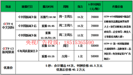 午间黄金档广告价格表？图片4