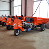 装卸散装车面粉厂运输车电动自卸三轮车水泥材料拉货车