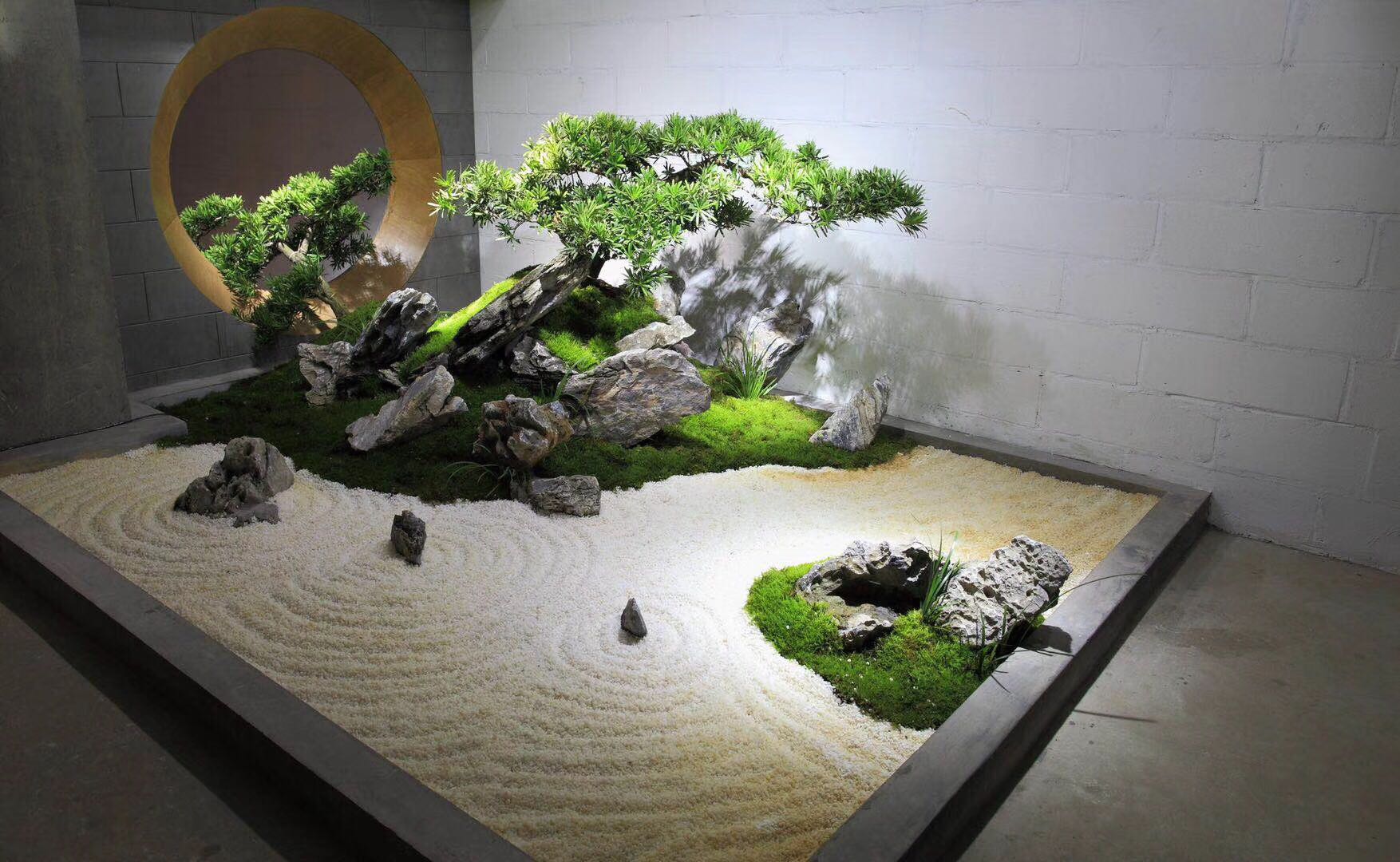 深圳枯山水景观设计,微景观专业定制,庭院花镜设计