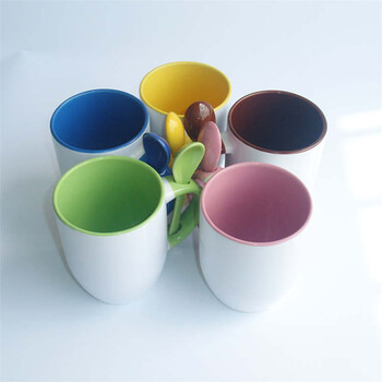 深圳陶瓷杯定做、广告陶瓷杯，免费设计打样，厂家，货到付款