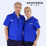 SCOTORIA持久耐磨舒适CVC高棉夏季工作服套装