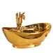 欧式金色陶瓷洗手盆镀金台上盆陶瓷元宝洗手盆金色