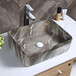 陶瓷彩色方形盆新款卫生间阳台洁具高档彩色洁具洗手盆