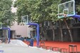 北京客户定制圆管篮球架安装完成_固定式圆管篮球架生产厂家