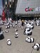 广东萌宠展玻璃钢熊猫出租栩栩如生熊猫展出租价格