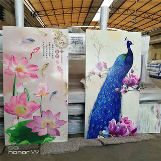 深圳做电视背景墙的工艺有哪些背景墙打印机UV打印机图片4