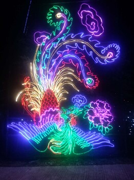 乐山灯光节生产制作奇趣惊艳的造型、灯光秀出售