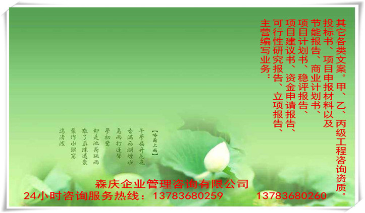 襄汾县可行报告单位-做可行性报告价格