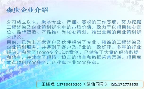 桓仁县可以编写可行性报告公司-可行性报告机构