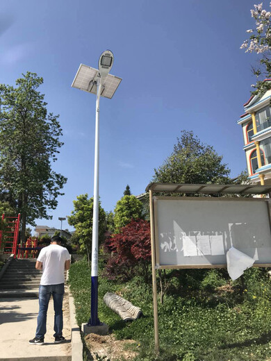 滁州琅琊区6米路灯太阳能单侧光源报价
