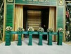 杭州舞台婚礼剪彩柱道具启动仪式剪彩花柱开幕式小蛮腰