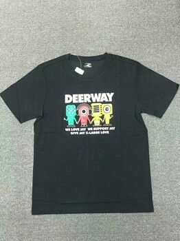 運(yùn)動(dòng)品牌服裝庫(kù)存尾貨純棉彈力男式短袖T恤廠家批發(fā)