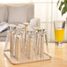 厂家直销简约家用方形塑料沥水杯架杯托创意新奇特家居用品