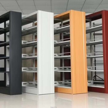 重庆钢制书架，双面书架，单面书架，木护板书架，厂家