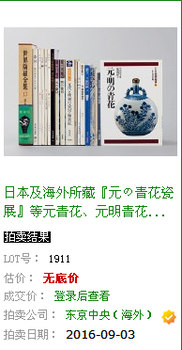 元青花瓷新價(jià)格
