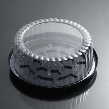 透明圆形蛋糕吸塑包装盒