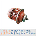 南京总厂锥形转子电动机0.8KWZD系列葫芦起升电机钢丝绳电葫芦配件