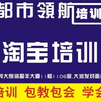 大朗网页设计培训、大朗淘宝美工培训、大朗淘宝网店设计培训