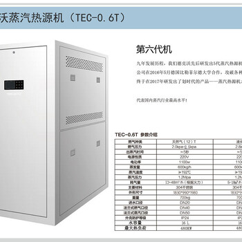 蒸汽熱源機(jī)TEC-0.6T蒸汽發(fā)生設(shè)備_蒸汽機(jī)