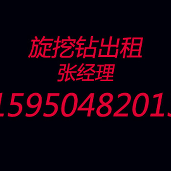 泗洪旋挖钻出租泗洪旋挖钻租赁宿迁攻城兵机械