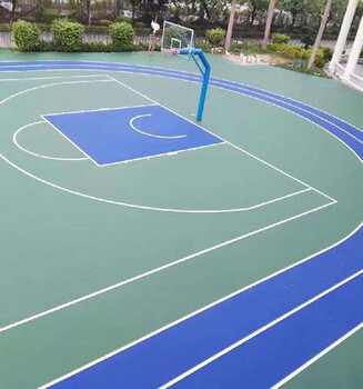 重庆丙烯酸球场地坪，硅pu球场地坪，塑胶跑道地坪，透水地坪