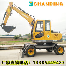 久鼎源小型轮胎式挖掘机,临夏迷你久鼎源轮式挖掘机图片
