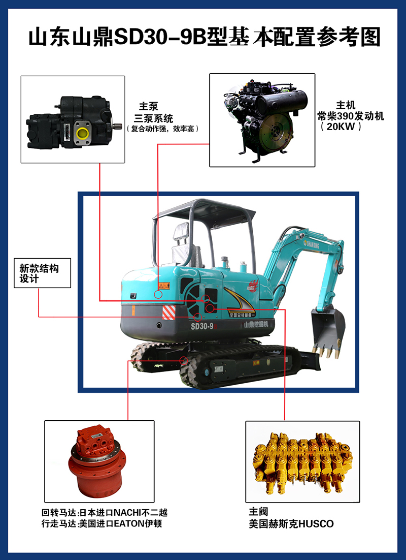 河北石家庄质优小型挖土机价格