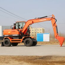 久鼎源小型轮胎式挖掘机,定西全新久鼎源轮式挖掘机图片