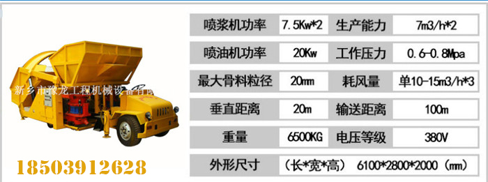 煤矿喷浆机组/耿力液压喷浆车价格