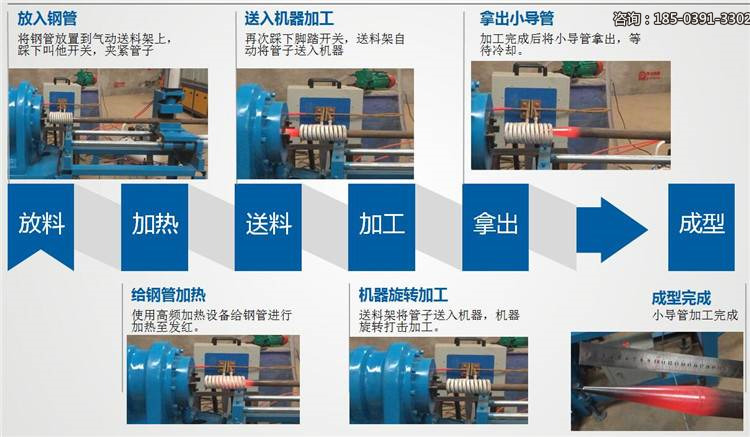 四川自贡小导管尖头成型机/小导管冲孔机视频介绍