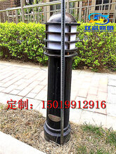 户外小区非标定制仿云石草坪灯防水园林LED草坪灯庭院灯柱头灯图片