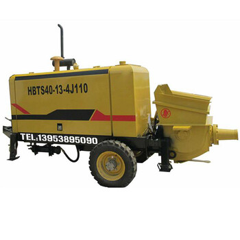 混凝土输送泵拖泵-矿用混凝土输送泵车更换泵管步骤