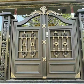 天津和平区欧式围墙护栏铸铝庭院大门厂家型号