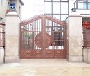 欧式铸铝大门河北省廊坊小区围墙铁艺护栏施工方案