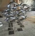 金属工艺装饰摆件不锈钢亮光抽象鱼群雕塑工艺品