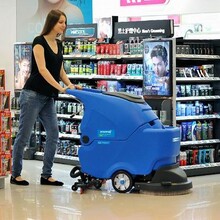 安康手推式全自动洗地机容恩R50B商场车站美食城用洗地机