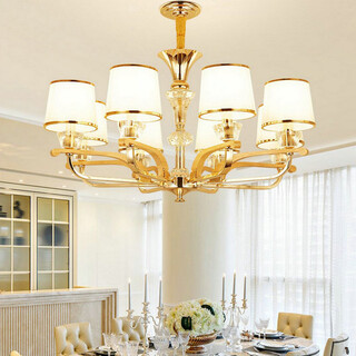 欧式吊灯简欧水晶灯大气后现代简约家用卧室餐厅美式客厅吊灯图片2